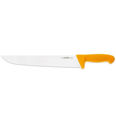 Giesser Fleischermesser 32 cm gelb Schlachtmesser breite Messerklinge 4025 32 g