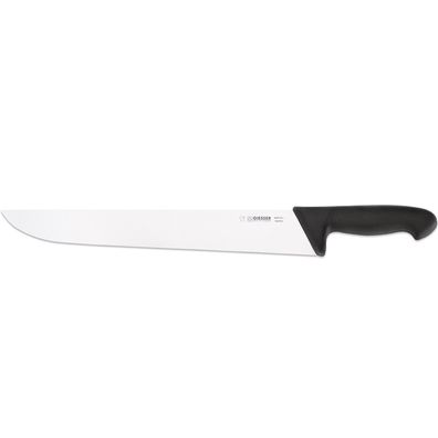 Giesser Fleischermesser 36 cm schwarz Schlachtmesser breite Messerklinge 4025 36