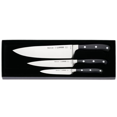Giesser 3-tlg. Kochmesser-Set BestCut Messer für Gemüse, Obst & Fleisch 9840 bc