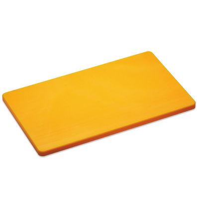 Giesser Schneidebrett 50x30x2 cm gelb Schneidplatte aus Kunststoff 896865 50 g