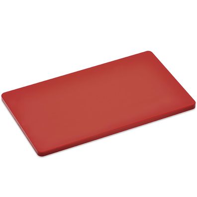 Giesser Schneidebrett 50 x 30 x 2 cm rot Schneidplatte aus Kunststoff 896865 50r