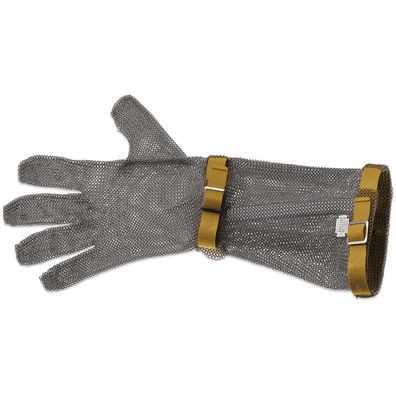 Giesser Stechschutzhandschuh Schutzhandschuh mit Unterarm Stulpe braun 959019 br