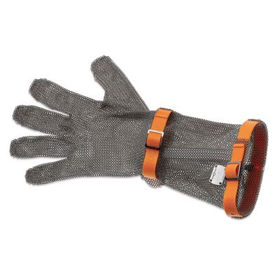 Giesser Stechschutzhandschuh Schutzhandschuh mit Unterarm Stulpe orange 959019or