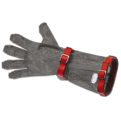 Giesser Stechschutzhandschuh Schutzhandschuh mit Unterarm Stulpe rot 9590 19 r