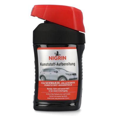 Nigrin KunststoffNeu Schwarz Lack 300ml FahrzeugAufbereitung KunststoffPflege