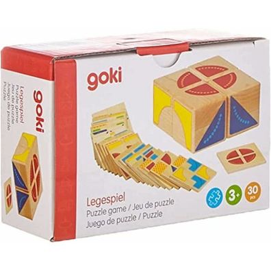 Goki Spielwürfel mit Holzmotiv