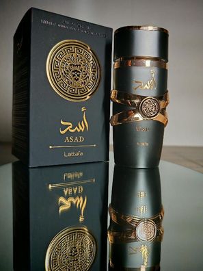 Lattafa Asad Unisex Eau de Parfum EDP Spray 100 ml für Herren Damen Duft