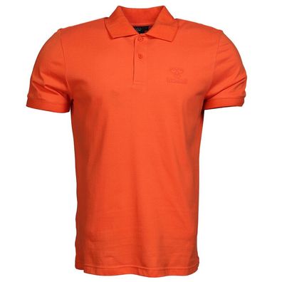 HUMMEL Lenard Polo-Shirt Orange NEU
