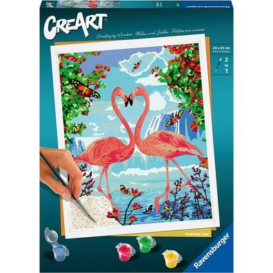 CreArt - Trend Serie C: Flamingo Liebe