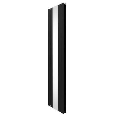 Paneelheizkörper & Spiegel Heizgerät Modern Vertikal Schwarz 1800 x 425mm