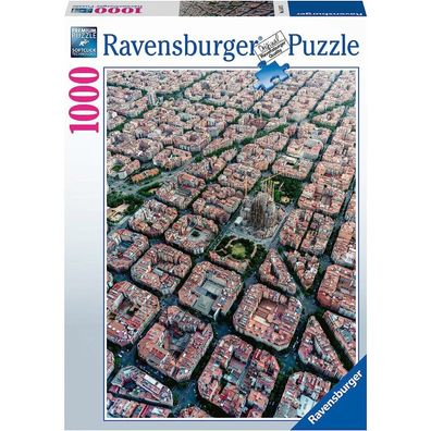 Ravensburger Puzzle Barcelona von oben 1000 Teile