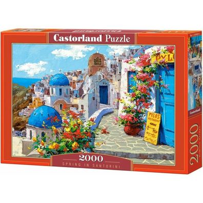 Castorland Puzzle Frühling in Santorini 2000 Teile