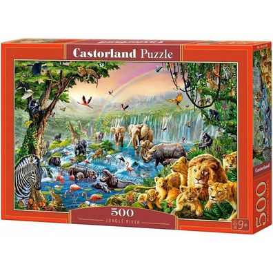 Castorland Dschungel Fluss Puzzle 500 Teile