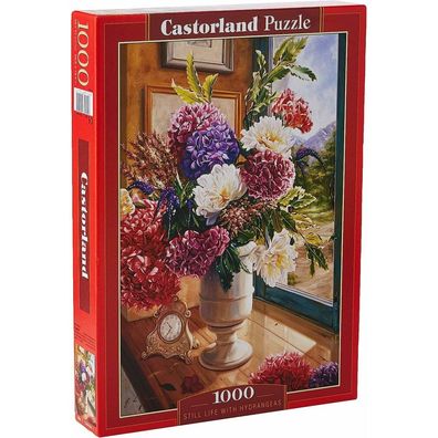 Castorland Puzzle Stilleben mit Hortensien 1000 Teile