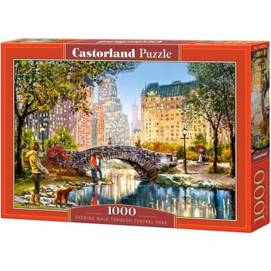 Castorland Puzzle Abendspaziergang im Central Park 1000 Teile