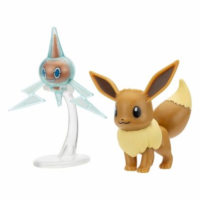 Pokémon Battle Figure Set Figuren 2er-Pack Evoli #4, Rotom 5 cm
