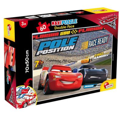 Puzzle da 60 Pezzi Maxi Double Face - Cars: Challenge
