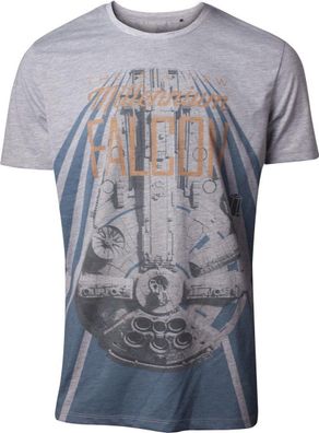 Star Wars - Han Solo The New Millennium Falcon Herren-T-Shirt - Difuzed ...