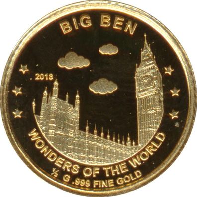 Niger 100 Francs 2018 Big Ben Gold