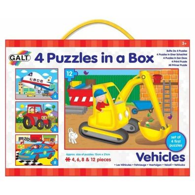 4 Puzzles in einer Schachtel - Transport
