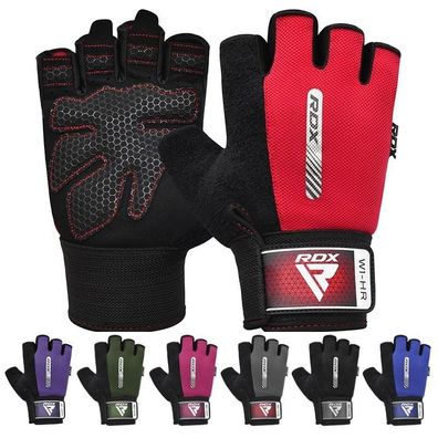 RDX Sports Fitness Handschoenen W1 Met open vingertoppen Zwart S