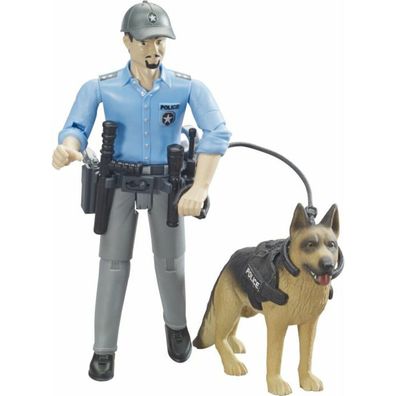 Bruder 62150 - bworld Polizist mit Hund