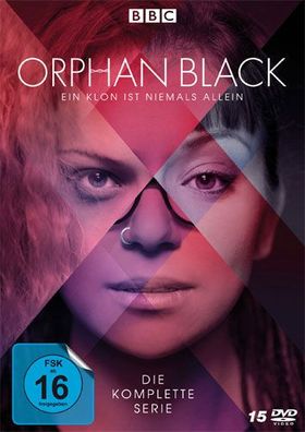 Orphan Black - Kompl. Serie (DVD) 15Disc Min: 2250/ DD/ WS Staffel 1-5, 50 Episoden -