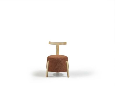 Luxus Stuhl Esszimmer Polster Rund Sessel Lounge Sitz 1x Lehnstuhl Neu