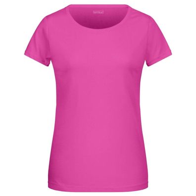 Basic Damen T-Shirt - pink 108 XL