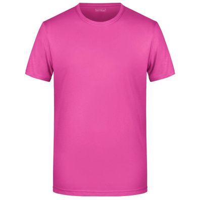 Basic Herren T-Shirt - pink 108 2XL