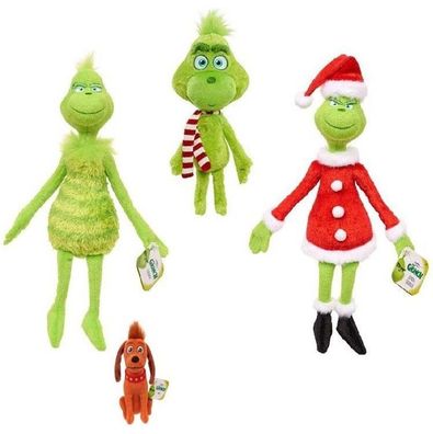 Weihnachts Grinch Plüsch puppe Weiches Stofftier Teddy Spielzeug Plüschtiere/