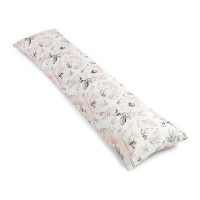 Seitenschläferkissen mit Bezug Baumwolle 40 x 145 cm - Komfortkissen Schlafkissen Sei
