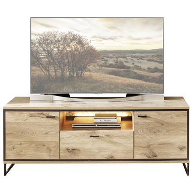 Lowboard Robin 6 Viking Oak 160x61x49 cm TV-Möbel LED