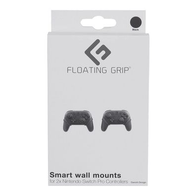 Nintendo Switch Pro Controller Wandhalterung von Floating GRIP®, Schwarz