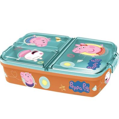 Euromic - Peppa Pig Sandwichbox mit mehreren Fächern (088808735-13920)