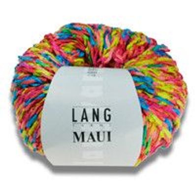 50g "Maui" - Weiches, sommerlich buntes Schnellstrickgarn