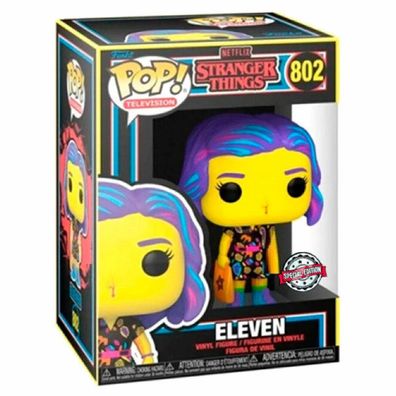 POP Figur Stranger Things Eleven im Einkaufszentrum Outfit Schwarzlicht Exklusiv