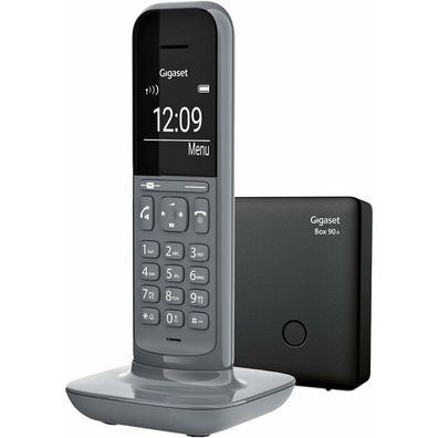 Gigaset CL390A Schnurlostelefon mit Anrufbeantworter dark grey