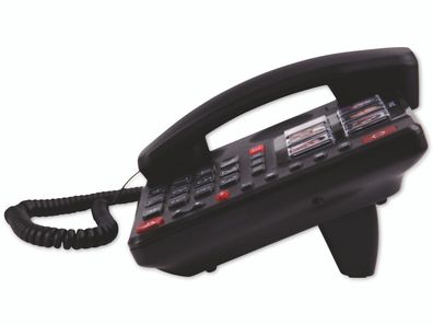 Fysic FX-3930 Großtasten Telefon Seniorentelefon 6 Fototasten extra laut schwarz