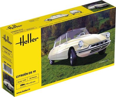 Heller Citroen DS 19 in 1:43 1000801620 Bausatz 80162