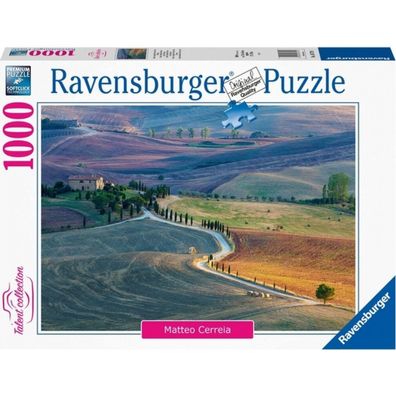 Ravensburger Puzzle Bauernhof Terrapille, Pienza, Siena, Toskana 1000 Teile