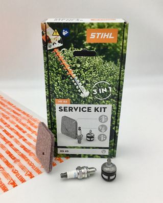 STIHL Service Kit 46 HS 45 (STIHL 2-MIX-Motor) 41400074102 Filter, Zündkerze 41400...