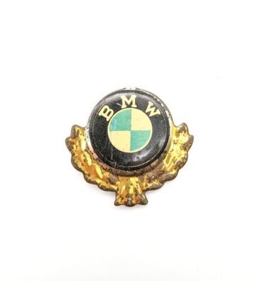 Seltene alte BMW Anstecknadel Pin aus Blech USA Herstellung