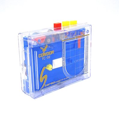 Condor TC-02 Kassettenspieler klar transparent sehr selten Sammler