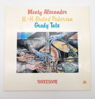 Monty Alexander, N.-H. Ørsted Pedersen, Grady Tate – Threesome LP 121151(NM/ VG + )