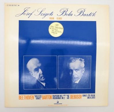 Joseph Szigeti & Béla Bartók - Beethoven, Bartok, Debussy LP GER (NM/ VG + )