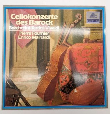 Pierre Fournier, Enrico Mainardi – The Baroque Cello LP GER 1981 (NM/ VG + )
