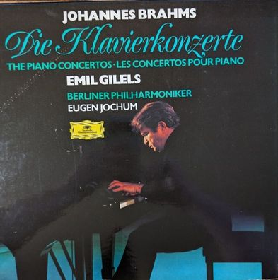 Johannes Brahms - Emil Gilels - Die Klavierkonzerte 2xLP Box (NM/ NM)