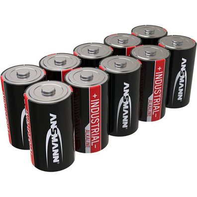 10 Ansmann Batterien Industrial Mono D 1,5 V