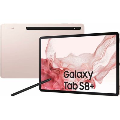 Galaxy Tab S8+ 256GB (rosa, Android 12, 5G)